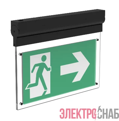 Указатель световой Flip серии Advanced 3Вт IP40 3ч черн. VARTON V1-EM-90432-02A01-4000365