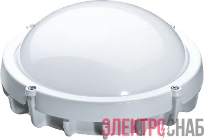 Светильник светодиодный 94 826 NBL-R1-12-4K-WH-IP65-LED 12Вт 4000К IP65 960лм ЖКХ круг алюм. бел. (аналог НПП 1101) Navigator 94826