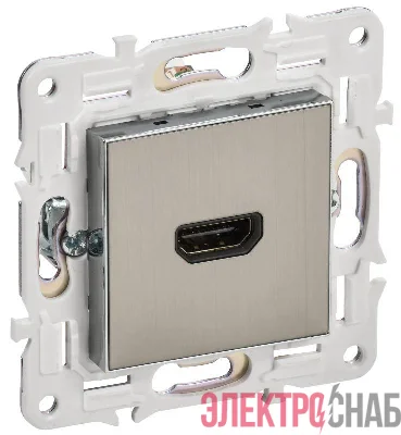 Розетка HDMI SKANDY SK-H01N никель IEK SK-H10-K50