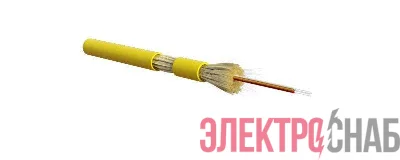 Кабель FO-DT-IN-9S-4-LSZH-YL волоконно-оптический 9/125 (SMF-28 Ultra) одномод. 4 волокна плотн. буф. покр. (tight buffer) для внутрн. прокладки LSZH IEC 60332-3 (-40град.C - +70град.C) желт. Hyperline 388418