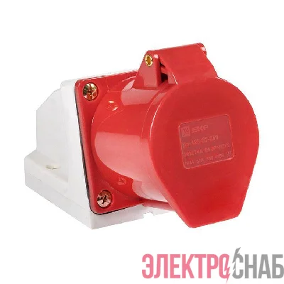 Розетка наружн. уст. 32А 380В 3P+РЕ+N IP44 (125) EKF ps-125-32-380