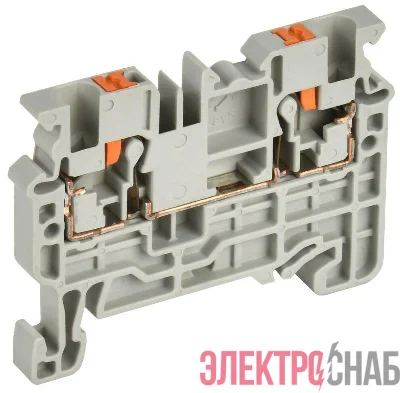 Колодка клеммная CP 2.5кв.мм сер. IEK YCT20-00-K03-002