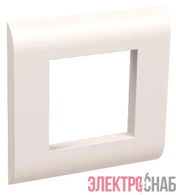 Рамка установочная под 45х45 2мод. для коробок КМКУ бел. PRIMER IEK CKK-40D-RK2-K01