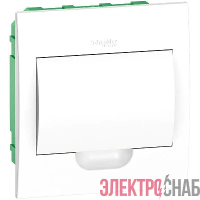 Бокс встраиваемый СП City9 Box 1 ряд 8мод IP40 IK07 63А 2 клеммы с бел. дверцей SE EZ9E108P2FRU