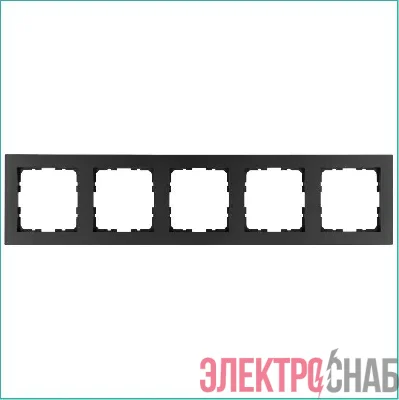Рамка 5-м G-Classic антрацит Jasmart G1005B
