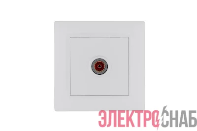 Розетка TV проходная Karea RIZZ бел. Makel 88001007