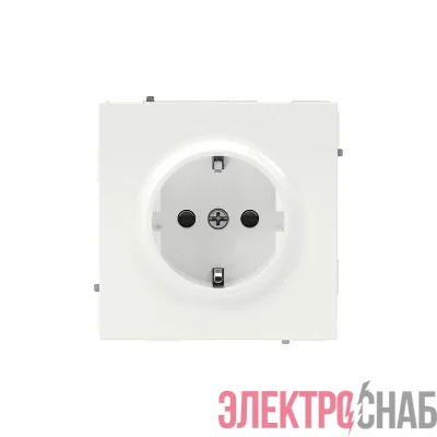 Розетка силовая KANT 2P+E защ. шторки бел. магнолия DKC 7000003