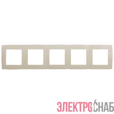 Рамка 5-м 12-5005-02 сл. кость ЭРА Б0014782
