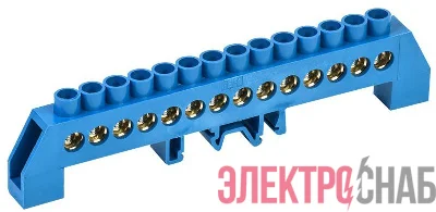 Шина нулевая в комб. DIN-изол. "Стойка" ШНИ-8х12-14-КС-С IEK YNN10-812-14DP-K07