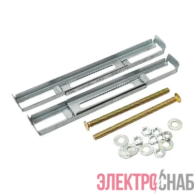 Набор для крепления светодиодных линейных светильников ДБО 60/120/150 к реечным потолкам EKF RAIL-KIT-LBL