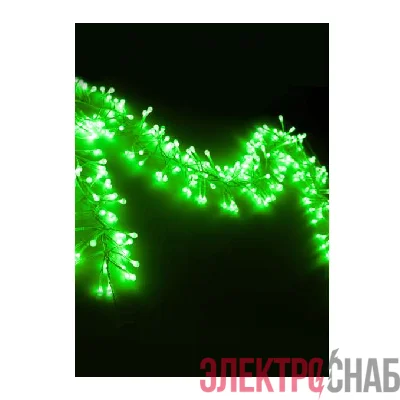 Гирлянда декоративная &"Еловый шлейф из светодиод. шариков&" 6.