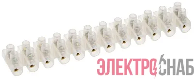 Колодка клеммная ЗВИ-10 2.5-6кв.мм 12 пар IEK UZV3-010-06
