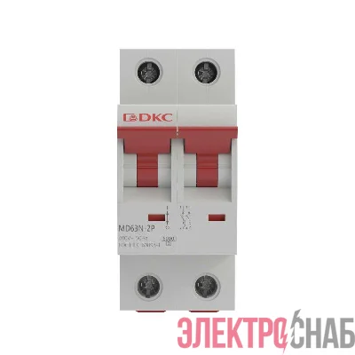 Выключатель автоматический модульный 2п C 40А 6кА MD63N YON MD63N-2PC40