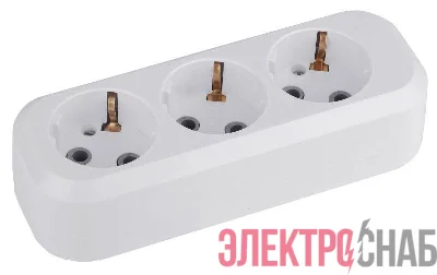 Колодка удлинителя KX-3e 3-м с зазeмл. ЭРА Б0028338