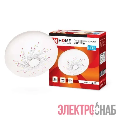 Светильник светодиодный DECO 18Вт 230В 4000К 1620лм 260х55мм КАРУСЕЛЬ IN HOME 4690612021867