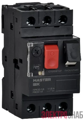 Пускатель ПРК32-1.6 In1.6А Ir1.0-1.6А Ue 660В KARAT IEK DMS11-D16