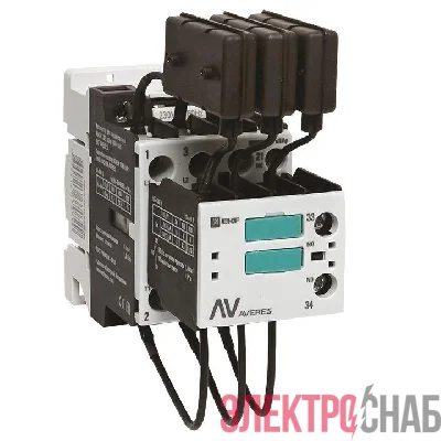 Контактор для конденсатора КМЭК 12.5квар 230В 1NО+1NC AVERES EKF ctrk-s-18-12.5-230-av