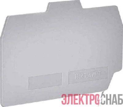 Изолятор торц. HMT.4/PT/GR сер. для клемм HMM.4 / HTE.4 DKC ZHM251GR