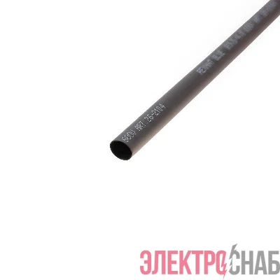Трубка термоусадочная двустенная клеевая 9.5/4.75 (2:1) (уп.10шт) по 1м черн. Rexant 26-2104