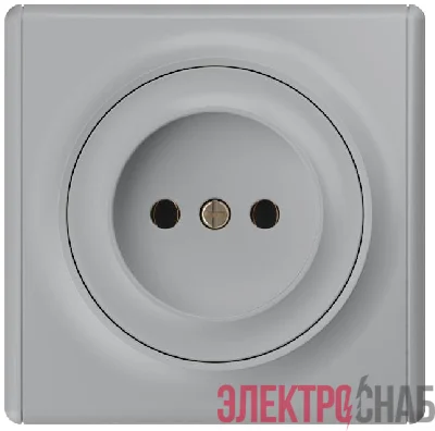 Розетка 1-м СП Florence 16А IP20 без заземл. винт. клеммы механизм сер. 1E10301302 OneKeyElectro 2172835