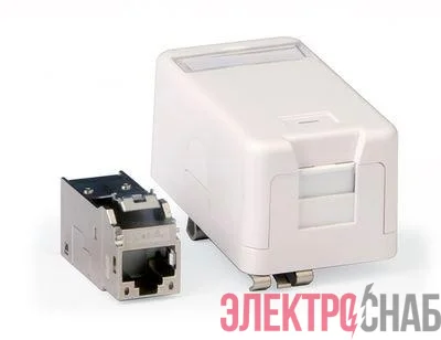 Розетка компьютерная на DIN рейку кат.6A Keystone DKC RNK6AFSDIN