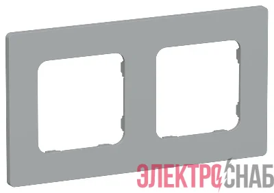Рамка 2-м СП FLITE РУ-2-К-ФлС сер. IEK FI-M22-32-20-K03
