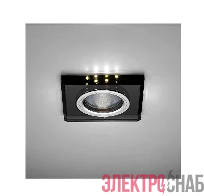 Светильник Bohemia LED 51 8 71 декор. тонк. стекло со светодиод. подсвет. MR 16 черн. ИТАЛМАК IT8706