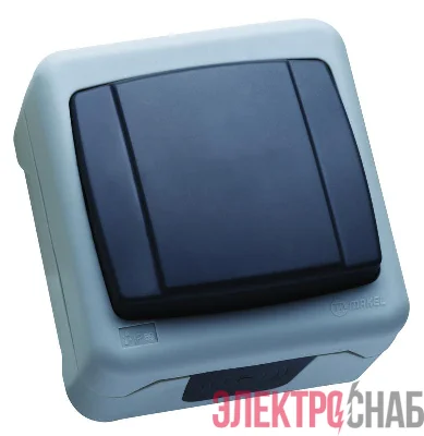 Выключатель 1-кл. IP44 с пружинным зажимом Makel 37064101