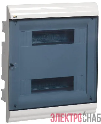 Бокс ЩРВ-П-24 мод. встраив. пластик IP41 PRIME ИЭК MKP82-V-24-41-10