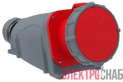 Розетка ОП Magnum 63А 200/346-240/415В 3P+PE+N 6ч ССИ-135 IP67 IEK PSN12-063-5