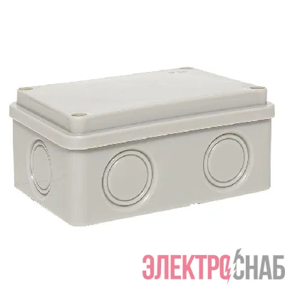 Коробка распаячная КМР-050-048 пылевлагозащ. 120х80х50 6 мембранных вводов уплот. шнур PROxima EKF plc-kmr-050-048