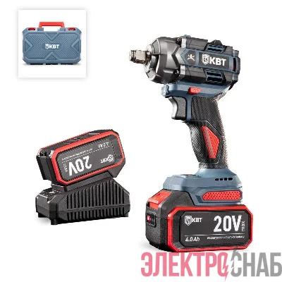 Гайковерт аккумуляторный бесщеточный WB-20-500 серия ПРОФИ КВТ 102594