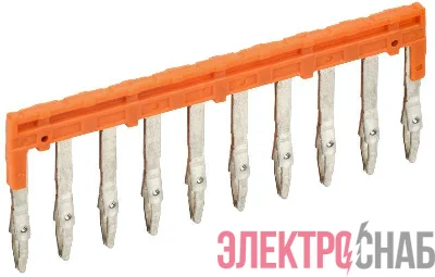 Перемычка гребенчатая для CP 4кв.мм 10PIN IEK YCT20-00-K03-004-EC-10P
