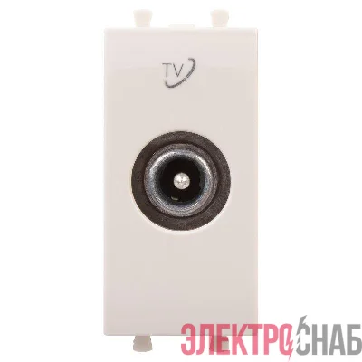 Розетка телевизионная проходная TV 1мод. Avanti "Ванильная дымка" 16А DKC 4405511
