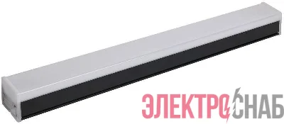 Светильник светодиодный линейный 1011 20Вт 4000К 600мм черн. IEK LT-LDCK-0-1011-020-40-K02