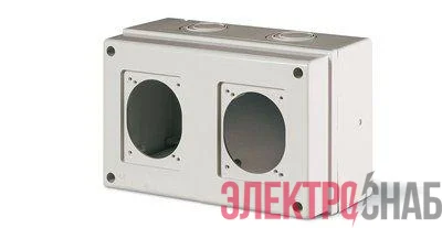 Корпус на 2 поста с основанием 70х87мм. Тип M150 DKC DIS6721301
