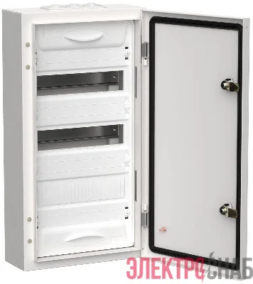 Корпус ЩРн-36 (1х36) TITAN 5 585х310х140 IP54 метал. бел. IEK TI5-50-N-036-54