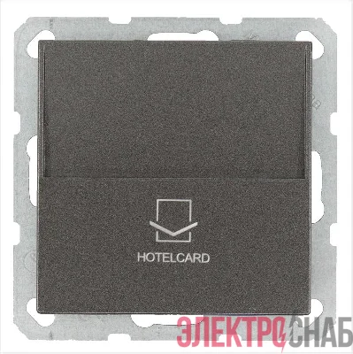 Выключатель карточный 10А IP20 отельный механизм мокко Jasmart G6209Z