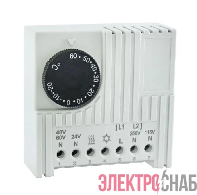 Термостат NO/NC (охлаждение/обогрев) на DIN-рейку 5-10А 230В IP20 PROxima EKF thermo-no-nc-din