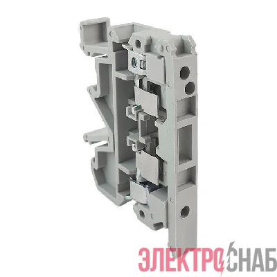 Колодка клеммная для плавких вставок JXB-4/35 тип RD серая EKF plc-jxb-4/35RD-gy