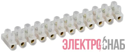 Колодка клеммная ЗВИ-20 4-10кв.мм 12пар GENERICA UZV10-020-010-K01-10-G