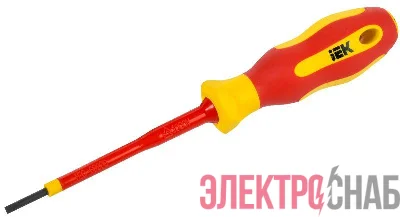 Отвертка диэлектрическая SL2.5х75 Т2 ARMA2L 5 IEK A2L5-SC30-T2-SL-25-075