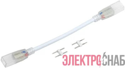 Коннектор MONO 12мм (разъем-10см-разъем) (уп.5шт) IEK LSCON12-MONO-212-05