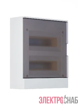 Бокс настенный Basic E 24М сер. прозр. дверь (с клемм) ABB 1SZR004002A2207
