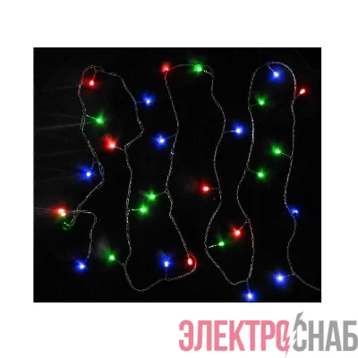 Гирлянда ILD400C-GM 400LED мульти 20м 8 реж. Shlights 4690601043764