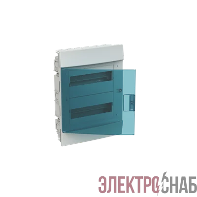 Бокс в нишу Mistral41 24М зеленая дверь (с клемм) ABB 1SLM004101A1205