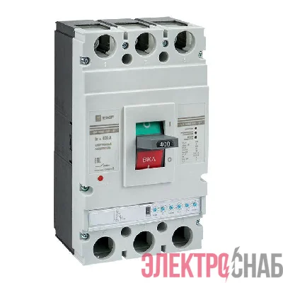 Выключатель автоматический 3п 400/400А 65кА ВА-99М PROxima электр. расцеп. EKF mccb99-400-400me