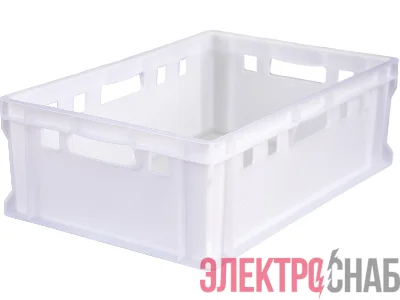 Ящик мясной 600х400х200 мороз. сплошной Е2  натуральный 207-P 207-P