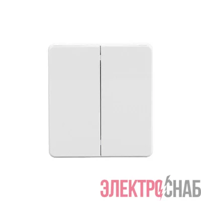 Переключатель проходной 2-кл. СП ROUND 10А перламутр Kranz KR-78-0709-1