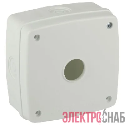 Коробка монтажная для камер видеонаблюдения 140х140х66мм IP56 бел. KOR-MV-140-140-66-W-56 ЭРА Б0062827